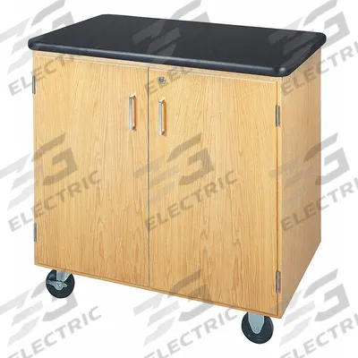 DIVERSIFIED SPACES Cabinet: 36 in Overall Dp, 36 in Overall Wd, Wood - Mobile Cabinets