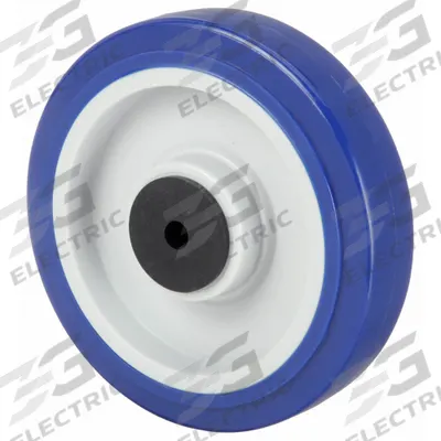 APPROVED VENDOR Caster Wheel: 5 in Wheel Dia., 1 1/4 in Wheel Wd, Polyurethane - Polyurethane Tread on Plastic Core Wheels
