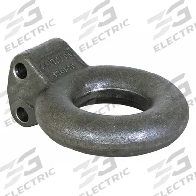 BUYERS PRODUCTS Tow Eye: 20,000 lb Gross Towing Wt Capacity, 6 1/4 in Ring Dia - Lunette Rings
