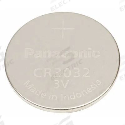 APPROVED VENDOR Coin Cell Battery: 3032 Battery Size, Lithium, 500 mAh Capacity, 3V DC - Disposable Coin & Button Batteries
