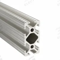 T-Slot Framing System: 10 Series, 4 ft Lg, 1 in x 2 in, Silver, Double, Grooved, 6 Slots (MPN 1020-48). Key specifications — System of Measurement: Inch; Finish: Anodized; Product Type: T-Slot Profile; Material: Aluminum; Yield Strength: 35,000 psi; Manufacturer Part Number: 1020-48; Brand: 80/20.
