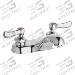 CHICAGO FAUCETS Low Arc Bathroom Faucet: 802, Cast Brass, Polished Chrome Finish, 0.5 gpm Flow Rate (MPN 802-E70ABCP). Key specifications — Includes: Mounting Hardware; Brand: CHICAGO FAUCETS; Series: 802.