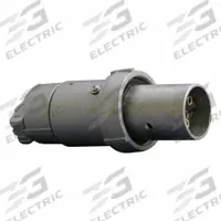 APPLETON ELECTRIC Pin and Sleeve Plug: Gray, 600V AC, Three Phase, 100 A, 4 Pole, 4 Wire (MPN ACP1044CD). Key specifications — Brand: APPLETON ELECTRIC.
