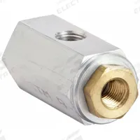 CONRADER Discharge Valve: 1/2 in Inlet Size, 1/2 in Outlet Size, 1/2 in Exhaust Size, Aluminum (MPN DBD2-1212). Key specifications — attr60167: DBD2-1212; attr60170: CONRADER; attr60179: Aluminum.