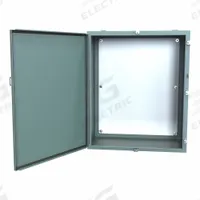 HAMMOND Electrical Enclosure: Steel, 36 in x 30 in x 16 in, NEMA 12/13/3R/4, w/Panel, Solid Cover (MPN 1418N4M16). Key specifications — Closure Method: Clamps; Brand: HAMMOND; Knockouts: Not Included.