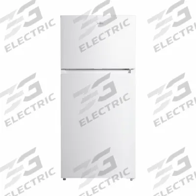 MIDEA Refridgerator: White, 14.2 cu ft Total Capacity, 3 Shelves - Top-Freezer Refrigerators