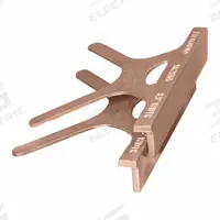 PALMGREN Jaw Cap Set: Copper, For 6 1/2 in Vise Jaw Wd, Pr, For Permanent or Temporary Workholding (MPN 9629763). Key specifications — attr865132: Pair; attr865131: For Permanent or Temporary Workholding; attr663946: PALMGREN; attr923123: Copper.