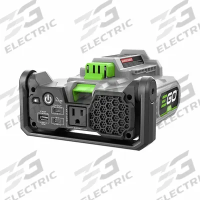 EGO Power Inverter: 120V DC, 3 Ports - Cordless Tool USB Power Sources