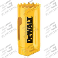 DEWALT Hole Saw: 1 in Saw Dia., 4/5 Teeth per Inch, 1 3/4 in Max. Cutting Dp, 1/2"-20 Thread Size (MPN DAH180016). Key specifications — attr1098070: 4/5; attr1098087: DEWALT; attr1098073: 1/2"-20.