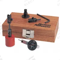 TESA BROWN & SHARPE Dial Test Indicator & Mini Mag Base: 0.0005 in to 0.03 in, Vertical, Inch (MPN 599-7755-1). Key specifications — attr1184109: 0-15-0; attr1184123: 599-7755; attr1184158: 0.0005 in; attr1200917: Dial Test Indicator & Mini Mag Base; attr1184127: 599-7755-1; attr1184167: TESA BROWN & SHARPE; attr1184108: +/- 0.0005 in; attr1184144: Certificate of Accuracy and Traceability.