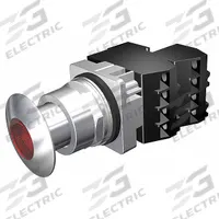 SIEMENS Mushroom Head Push Button: Illuminated, Mushroom Head Profile, Metallic, 30 mm, 2NC (MPN 52PP2E2GB). Key specifications — Brand: SIEMENS; Action: Maintained; Series: Class 52; Terminal Connection: Pressure Plate; Push Button Material Type: Metallic.