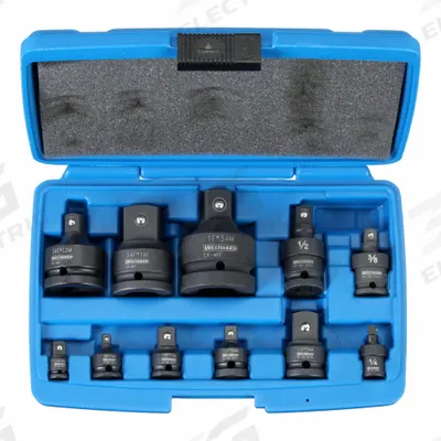 WESTWARD Socket Adapter Set: 1 in_1/2 in_1/4 in_3/4 in_3/8 in Input Drive Size - Multi-Size Impact Socket Adapter Sets