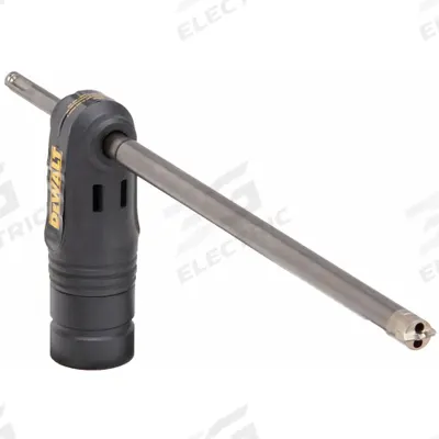 DEWALT Hollow Core Bit: 3/4 in Drill Bit Size, 9 3/4 in Max Drilling Dp - SDS-Plus Dust-Extraction Hollow Core Bits