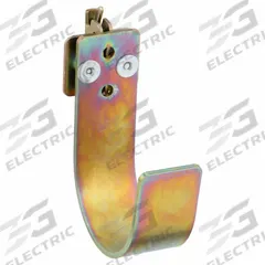 VIP SERVICES E-Track Large Utility Hook: 6 in Lg, Steel, Hook, 3 3/4 in Overall Ht (MPN 209). Key specifications — Brand: VIP SERVICES; Product Type: Hook; Color: Silver; Material: Steel.