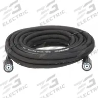 Pressure Washer Hose: 5/16 in ID, 25 ft Lg, Rubber, Black, M22 Female x M22 Female Fitting Size (MPN 22KE04). Key specifications — Hose Cover Material: Rubber; Fitting Type: F Metric x F Metric; Hose Color: Black; Hose Configuration: Coupled Assembly; Brand: SPEEDAIRE.
