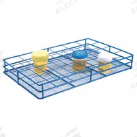 Tube Rack: Wire, Blue, (24) Wells, 24 Compartments, Benchtop (MPN 120091). Key specifications — Material: Wire; Mounting Location: Benchtop; Color: Blue; Product Type: Test Tube Rack; Total Holding Capacity: (24) Wells; Brand: HEATHROW SCIENTIFIC.