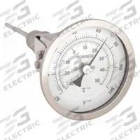 APPROVED VENDOR Dial Thermometer: -20°F to 120°F /-30°C to 50°C, 4 in Stem Lg, 3 in Dial Dia (MPN 1NGA4). Key specifications — Accuracy: ±1 % @ 41 to 200 °F, ±1.5 % Otherwise; Brand: APPROVED VENDOR.