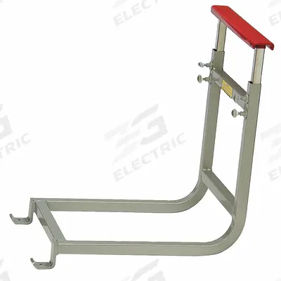 RAYMOND PRODUCTS Single Pedestal Attachment: 16 in Overall Ht, 250 lb Load Capacity, Steel - Lift-&-Roll Desk Dolly Accessories