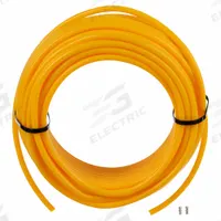 EAGLE BELTING Round Belt: Yellow, 313/1000 in Dia, For 2 1/2 in Min Pulley Dia, 100 ft Overall Lg (MPN 4934023). Key specifications — Hardness: 85A; Brand: EAGLE BELTING; Belt Material: Polyurethane; Color: Yellow.