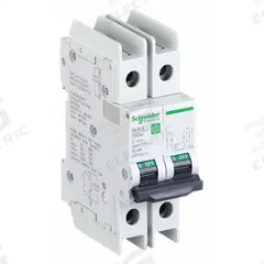 SCHNEIDER ELECTRIC IEC Miniature Circuit Breaker: 10 A Amps, 14kA at 120/240V AC, Screw Clamp, C60BP (MPN M9F43210). Key specifications — attr195863: Not Rated; attr211132: SCHNEIDER; attr195864: 14kA at 120/240V AC; attr195865: Screw Clamp; attr195867: 240/277/480V AC.