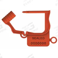 UNIVERSEAL Padlock Seals: Orange, Plastic, 15 lb Breaking Strength, 1 1/4 in Hasp Lg, 50 PK (MPN UFLEX ORANGE50). Key specifications — Brand: UNIVERSEAL; Marking Color: Black; Marking Included: Numbers; Marking Message: Sealed; Marking Numbering: Sequential; Lock Material: Plastic.