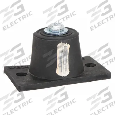 MASON Floor-Mount Vibration Isolator: Neoprene, 380 lb Capacity, 1 7/8 in Ht - Elastomer-Style Floor-Mount Vibration Isolators