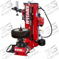 ROTARY LIFT R1200 DUAL ROLLER TIRE CHANGER: Electric, Floor Mount, Single-Phase Phase, Car Tires (MPN RWC1200). Key specifications — Manufacturer Part Number: RWC1200; Brand: ROTARY LIFT; Compatible Tire Type: Car Tires; Machine Type: Floor Mount; Phase: Single-Phase.
