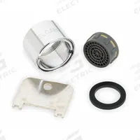 SLOAN Outlet: 2.2 gpm Flow Rate, Aerated Flow Outlet, Metal, Chrome Finish, Female (MPN ETF-1022-A). Key specifications — Includes: Sprayhead; Material: Metal; Product Type: Outlet; Connection Size: 55/64"-27; Brand: SLOAN.