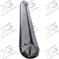 QUICK DAM Flood Barrier: Fresh Water/Saltwater, 6 in Overall Ht, 120 in Overall Lg (MPN QDWC610). Key specifications — Color: Black; Bag Material: Polyurethane; Brand: QUICK DAM; Fill Material: Polyurethane; For Water Salinity: Saltwater.