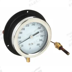 APPROVED VENDOR Analog Panel Mount Thermometer: 0°F to 100°F, ±1°F Scale Division, 4.5 in Dial Dia (MPN 12U654). Key specifications — Brand: APPROVED VENDOR; Accuracy: ±1 °F Scale Division.