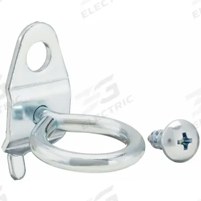 TRITON PRODUCTS Single Ring Tool Holder: 1/4 in_1/8 in Peg Hole, 1 3/8 in x 3/4 in x 1 1/2 in - Ring Toolholders for Round-Hole Pegboard