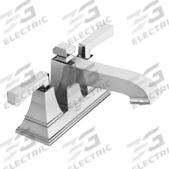 AMERICAN STANDARD Low Arc Bathroom Faucet: Town Square S, Brass, Polished Chrome Finish, Centerset (MPN 7455207.002). Key specifications — Includes: Drain; Brand: AMERICAN STANDARD; Series: Town Square S.