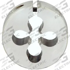 OSG Round Threading Die: #2-56 UNC, 13/16 in OD, Solid, High Speed Steel (MPN 2726400)