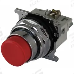 EATON Extended Push Button Operator: Non-Illuminated, Extended Profile, Metallic, 30 mm, 1NO/1NC (MPN 10250T31R). Key specifications — Brand: EATON; Action: Momentary; Series: 10250T; Push Button Material Type: Metallic.