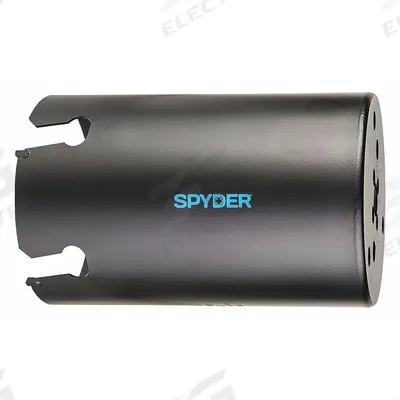 SPYDER Hole Saw: 4 1/8 in Saw Dia., 1 Teeth per Inch, 6 1/4 in Max. Cutting Dp - Multi-Material-Cutting Hole Saws without Arbor
