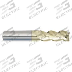 APPROVED VENDOR Corner Radius End Mill: Carbide, ZrN Coated, 3 Flute, 5/8" Mill Dia, 2-1/2" LOC (MPN 283-622500D)