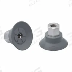 SCHMALZ Vacuum Pad Assembly: G1/8 in, 44 mm Pad Dia, NBR, 55 A, Gray, 30 mm Pad Ht (MPN 10.01.01.14094). Key specifications — attr1019168: 55 A; attr1019165: 10.01.01.14094; attr1019167: SCHMALZ; attr1019180: Gray.