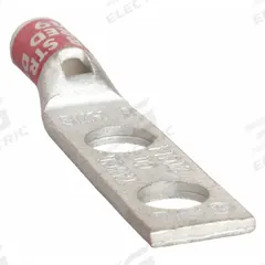 Compression Lug: For 8 AWG, Solid/Stranded Wire, 1/4 in Stud Size, Std, Copper Barrel (MPN YA8CL2TC14). Key specifications — Inspection Hole: Yes; For Wire Type: Stranded; For Wire Sizes: 8 AWG; Brand: BURNDY; Manufacturer Part Number: YA8CL2TC14.