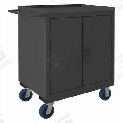 DURHAM MFG Mobile Cabinet Workbench: 42 5/16 in x 24 in, Steel, 1,900 lb Overall Load Capacity - Mobile Cabinet Benches with Drawers & Shelves