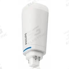 PHILIPS Compact LED Bulb: Type A, 4-Pin (GX24q), Tube, LED, 2700K, 1,200 lm Light Output, Dimmable (MPN 10.5PL-C/T LED/26V-2700 IF 4P 10/1). Key specifications — Brand: PHILIPS; Bulb Designation: 10.5PL-C/T LED/26V-2700 IF 4P 10/1; Dimmable: Yes; Color Temperature: 2700K.