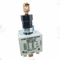 STRUTHERS-DUNN Mercury Displacement Contactor: 120V AC, 60 A Full Load Current - Resistive, 1 Poles (MPN M60A-120VAC). Key specifications — Brand: STRUTHERS-DUNN; Terminal Connection Type: Screw Terminals; Contact Material: Liquid Mercury.