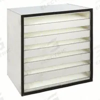 GRAINGER HEPA Air Filter: 24 in x 24 in x 12 in, 99.99% Filter Efficiency, Downstream Face (MPN 911TJ7). Key specifications — Brand: GRAINGER; Frame or Header Material: Galvanized Steel.