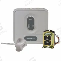 Control Kit: 8 1/8 in H, 8 in W, 3 Zones, Gray, 1 Cool/1 Heat, 24V AC (MPN HZ311K). Key specifications — Nameplate Voltage: 24V AC; Brand: HONEYWELL HOME; Includes: Transformer (AT140A1042); Terminal Designations: C; Requires Thermostat Type: 1 Cool; Housing Color: Gray.