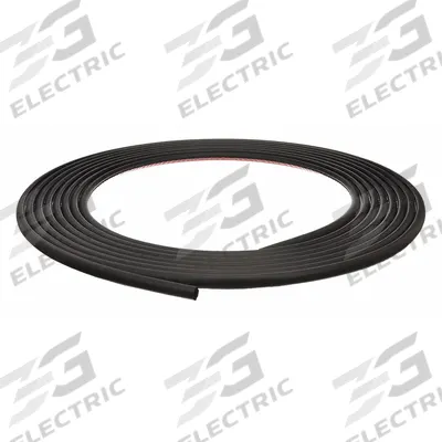 TRIM LOK Seal: D-Shaped, Self-Adhesive Mounting, High-Strength, EPDM, 100 ft Overall Lg - D-Section Foam Rubber Seals