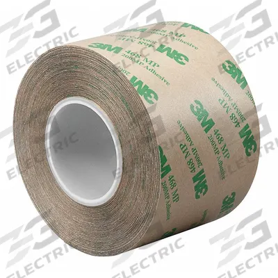 3M Transfer Tape: 4 in Wd, 20 yd Lg, 5.2 mil Thick, Polycoated Kraft Paper - General Purpose Adhesive Transfer Tape