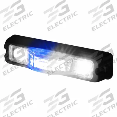 CODE 3 Warning Light: Emergency Vehicle Area Light, Blue/White, 11 W Watt - Emergency Vehicle Area Lighting