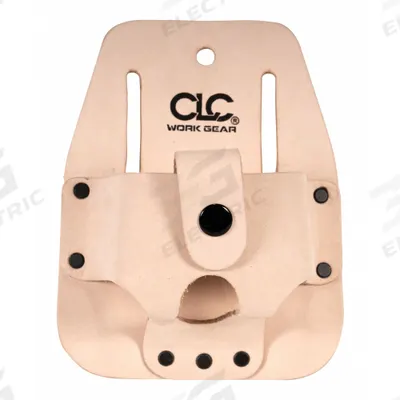 CLC Tool Holster: For 2 3/4 in Belt Wd - Max, 1 Pockets, Tan - Leather Tool Holsters