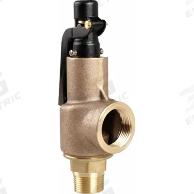AQUATROL Safety Relief Valve: MNPT x FNPT, 1/2 in x 3/4 in, Bronze - ASME Section VIII & XIII Air, Inert Gas & Liquids Pressure Relief Valves