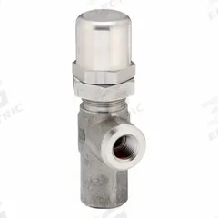 PARKER Pressure Control Valve: 10 gpm, 2,600 psi Max Set, Stainless Steel, 1/2 in NPT (MPN 642B-12-1/2-2). Key specifications — Brand: PARKER.