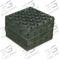 AIRLOC Vibration Isolator Pad: Neoprene, Smooth Pad Top, 8 in Lg, 8 in Wd, 11/16 in Ht, 8 PK (MPN B100). Key specifications — Isolator Material: Neoprene; Brand: AIRLOC.